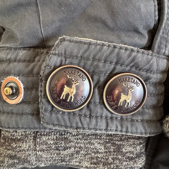 Naketano women's winter parka jacket featuring a faux fur line hood - Picture 7 of 15